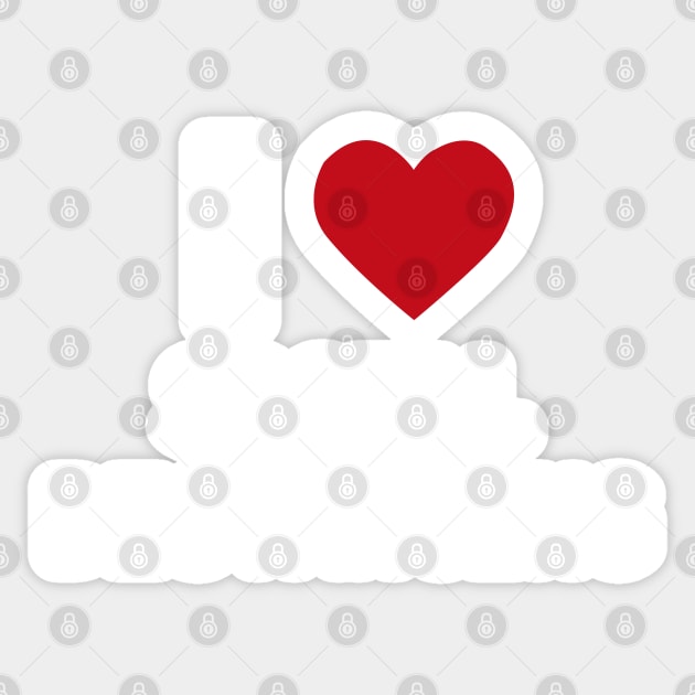 I LOVE SOCIAL DISTANCING Sticker by teesvira